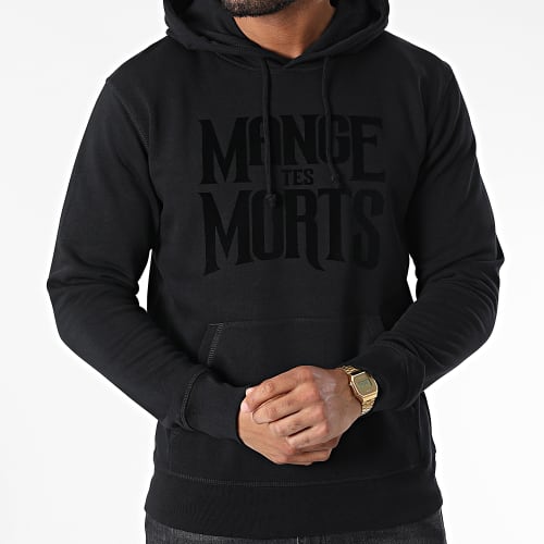 Sweat Capuche Mange Tes Morts Noir