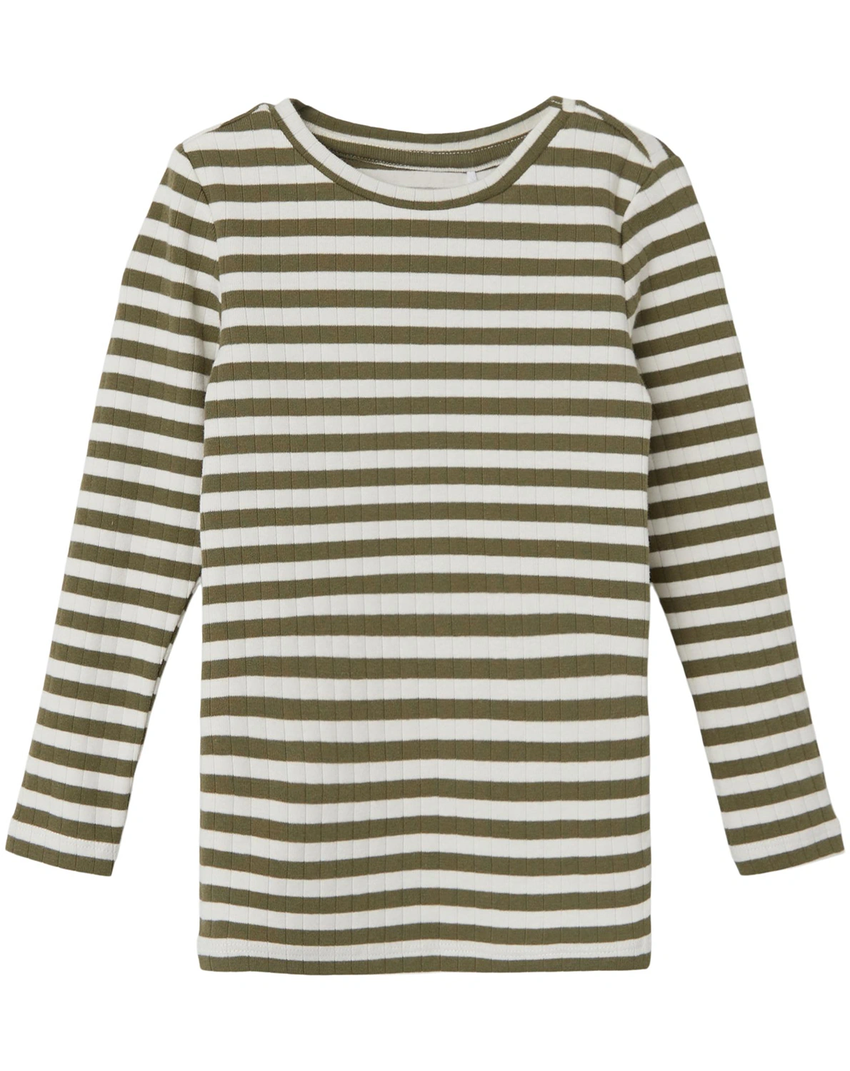 Langarmshirt NKFSURAJA STRIPES MINI in grün/weiß