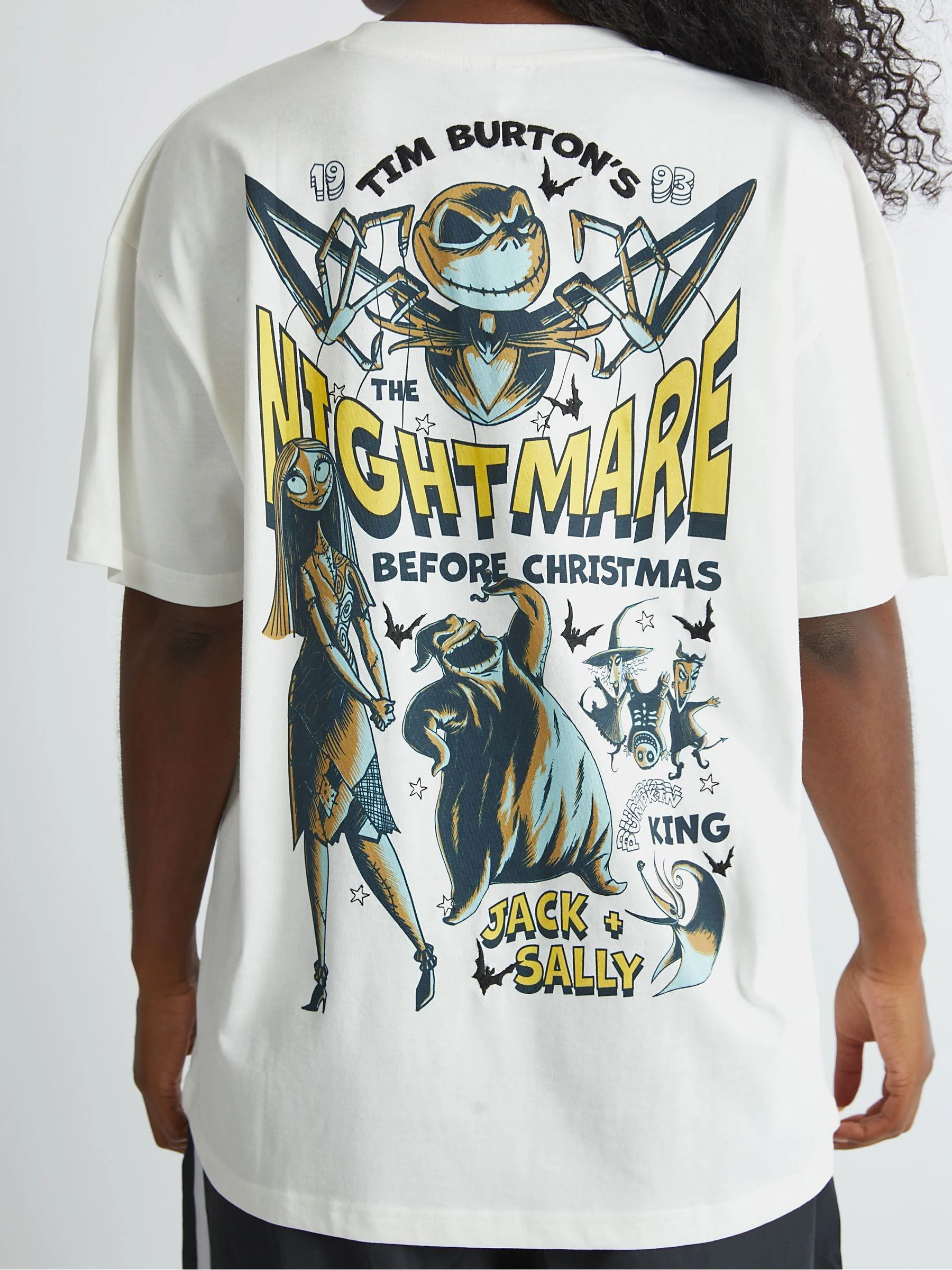 Skinnydip Disney The Nightmare Before Christmas poster T-shirt