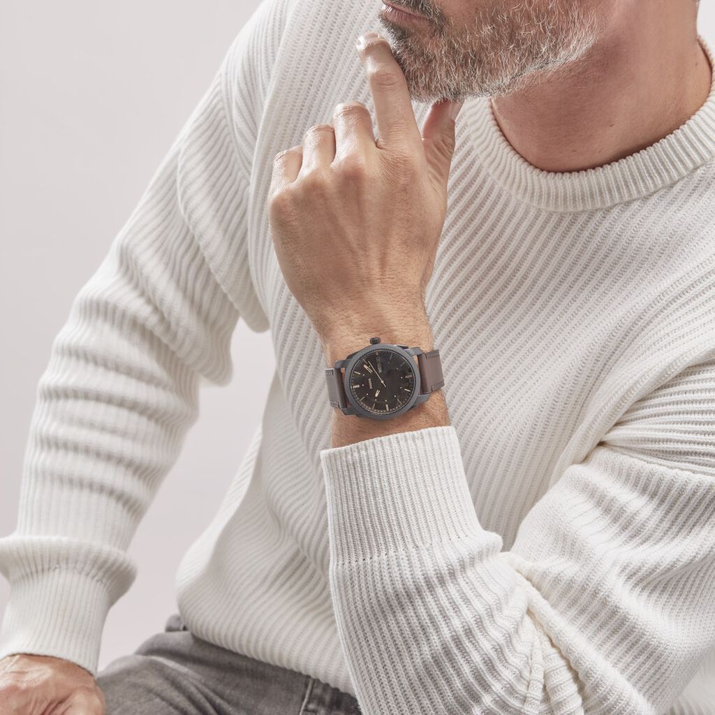 Montre Fossil Machine Marron