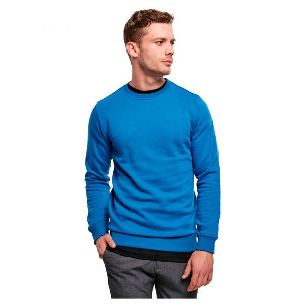 Urban Classics Sweatshirt Organic Basic Crew Azul L Homem