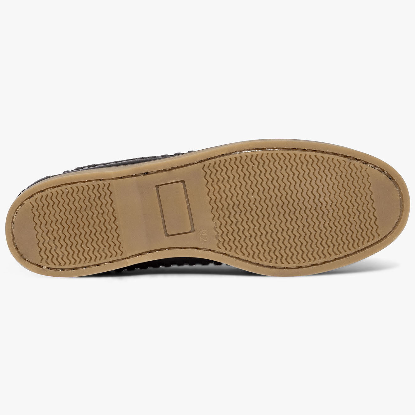 Bocage Chaussures bateaux en Cuir tressé Dixon noirs