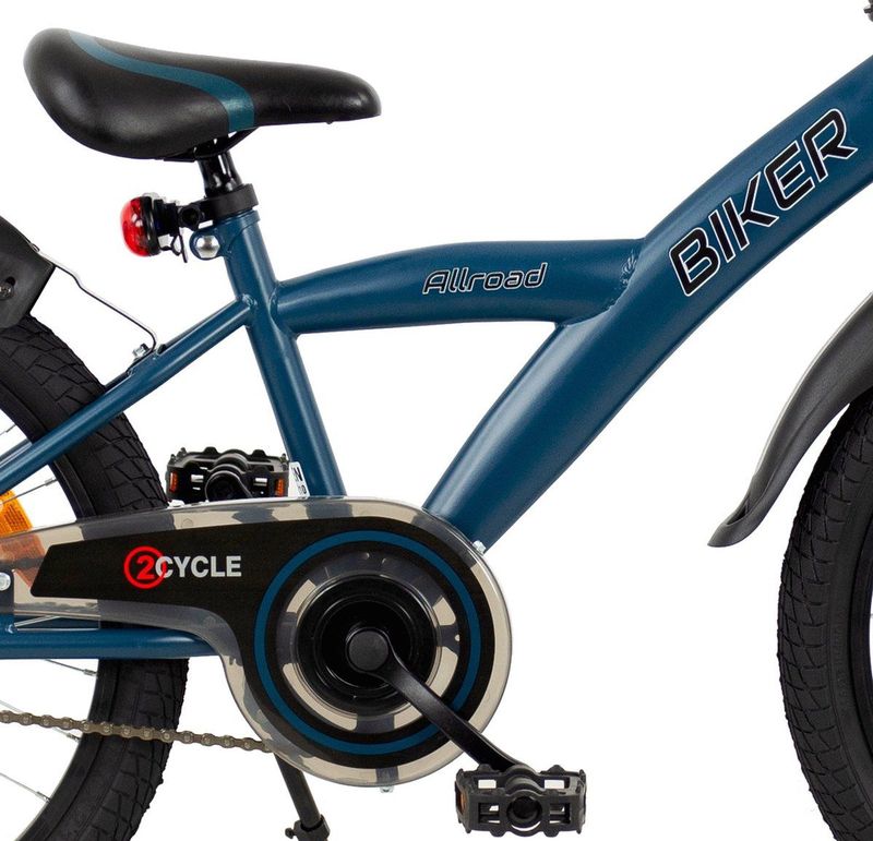 2Cycle Biker Kinderfiets - 20 inch - Blauw