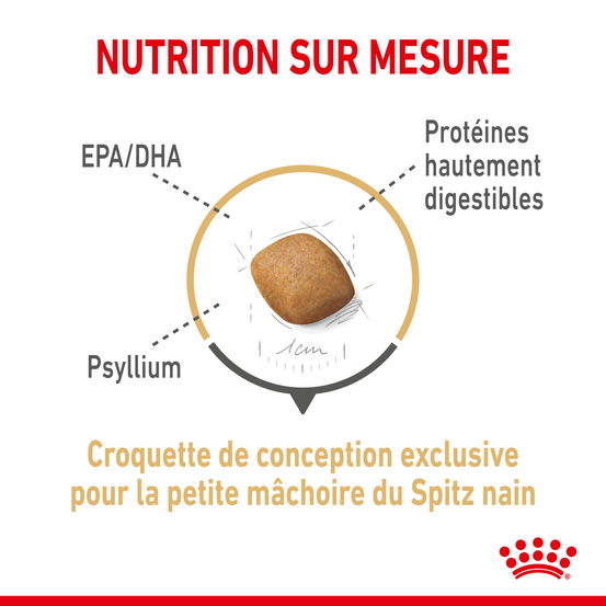 Croquettes chien Pomeranian-Spitz Adulte plus de 10 mois 3kg