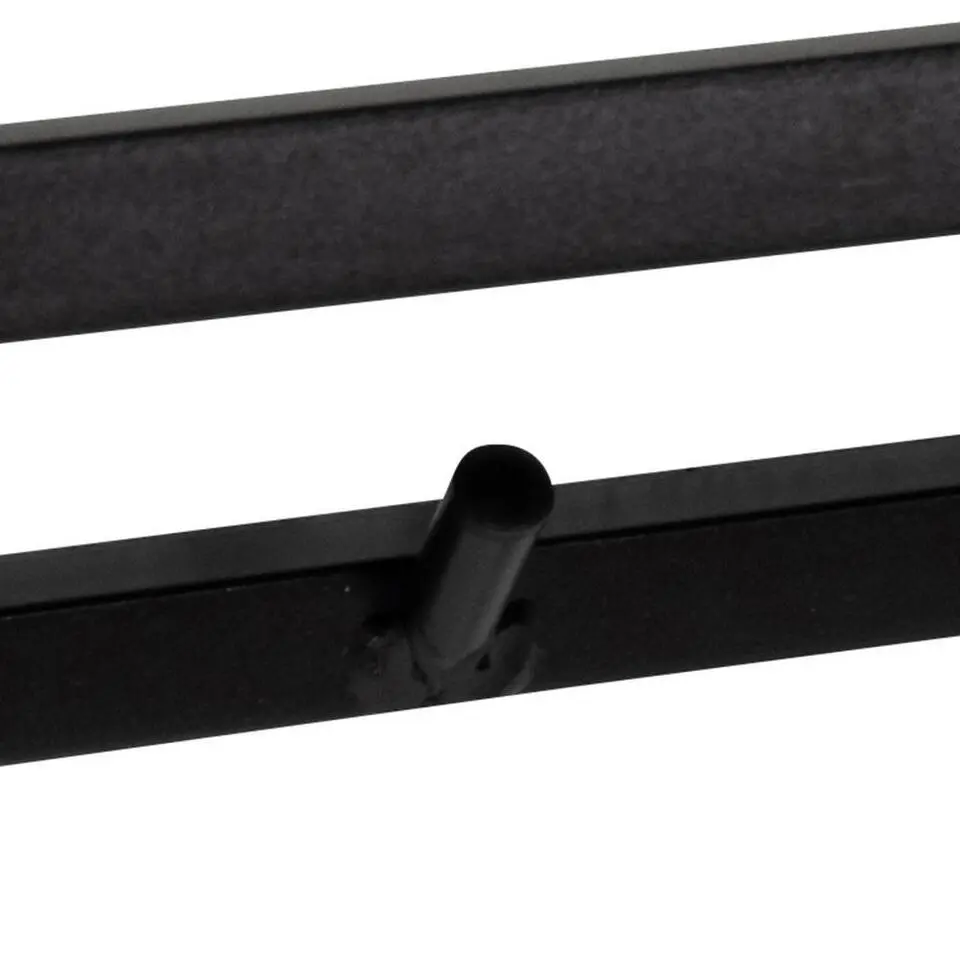 Giga Meubel Kapstok Zwart - Metaal - 28x77x22cm - Kapstok Bronx