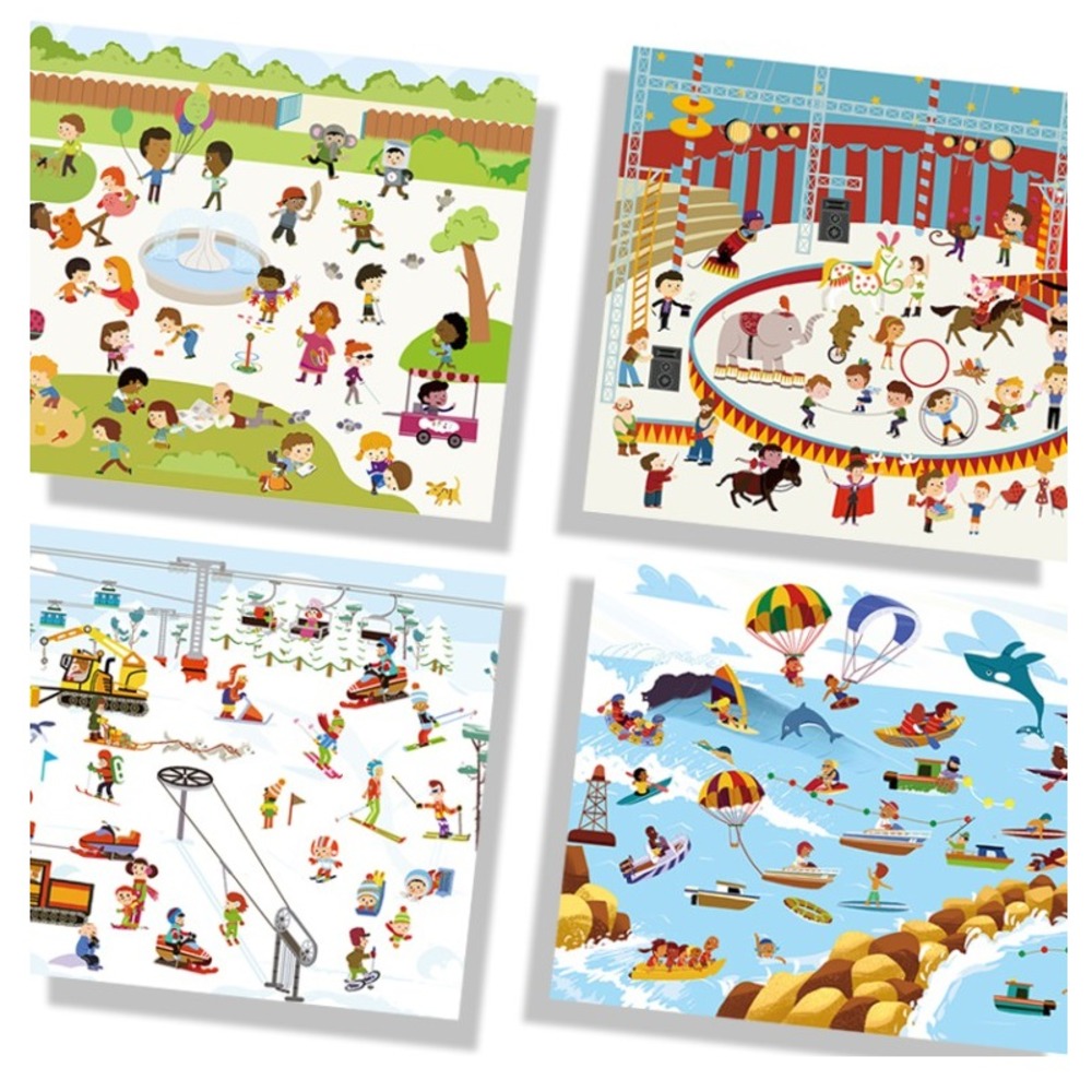 Stickers repositionnables loisirs