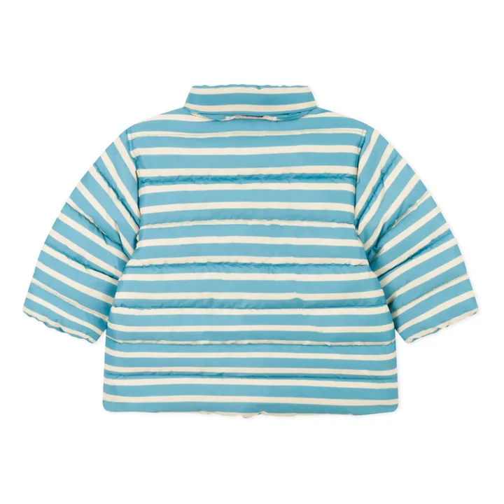Petit Bateau Doudoune à Capuche Rétractable  | Bleu