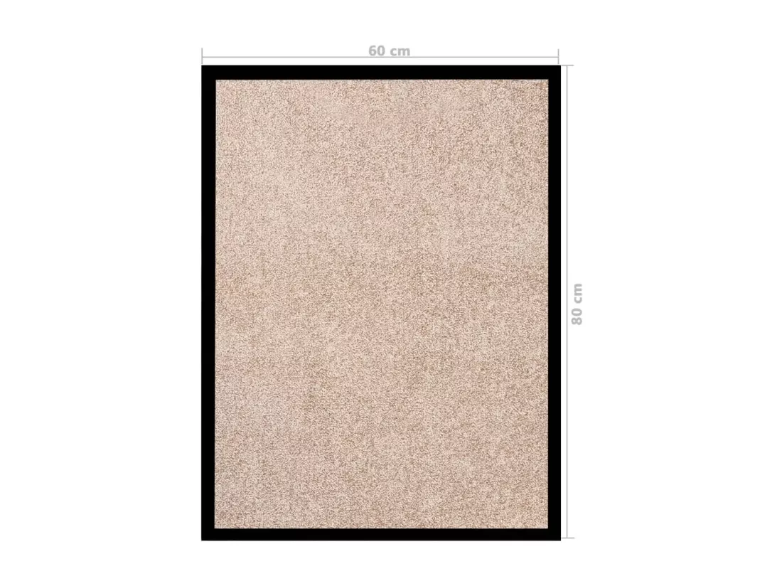 Paillasson Beige 60x80 cm