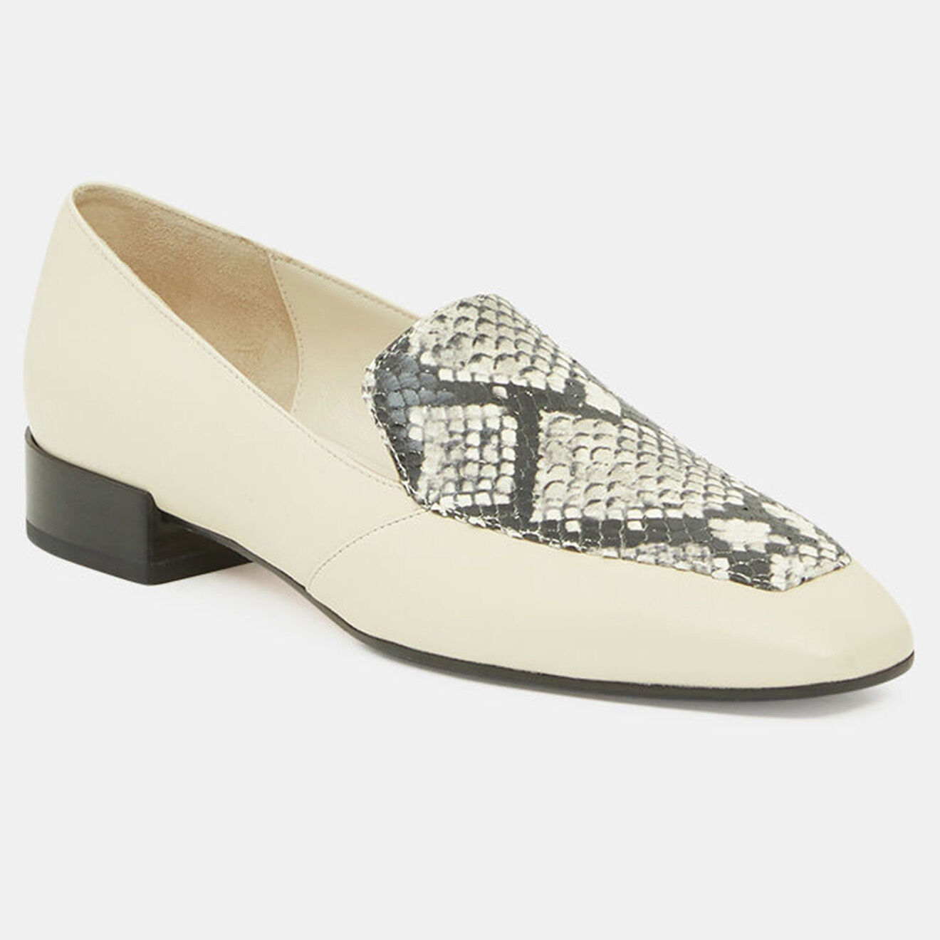 Aeyde Mocassins en Cuir Angi beiges