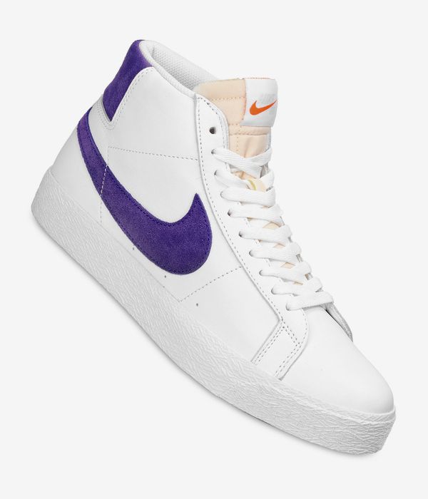 Nike SB Zoom Blazer Mid Iso Schuh (white court purple)