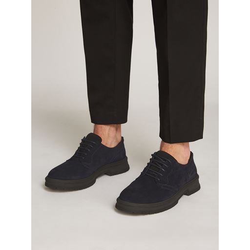 Tommy Hilfiger Hilfiger Core Suede Sko, Desert Sky, 42