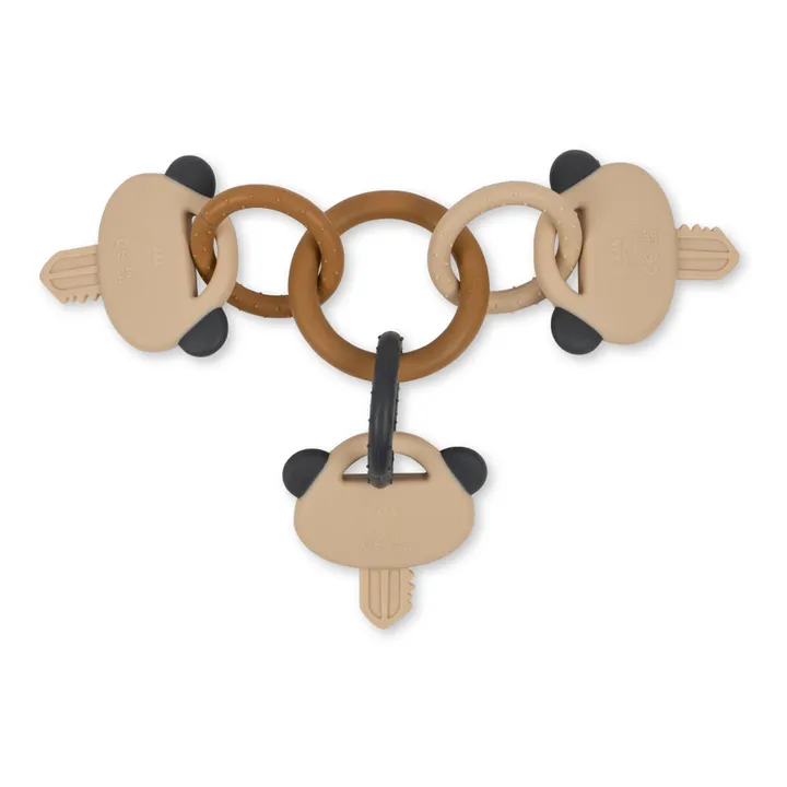 Konges Sløjd Anneau de dentition Panda | Beige