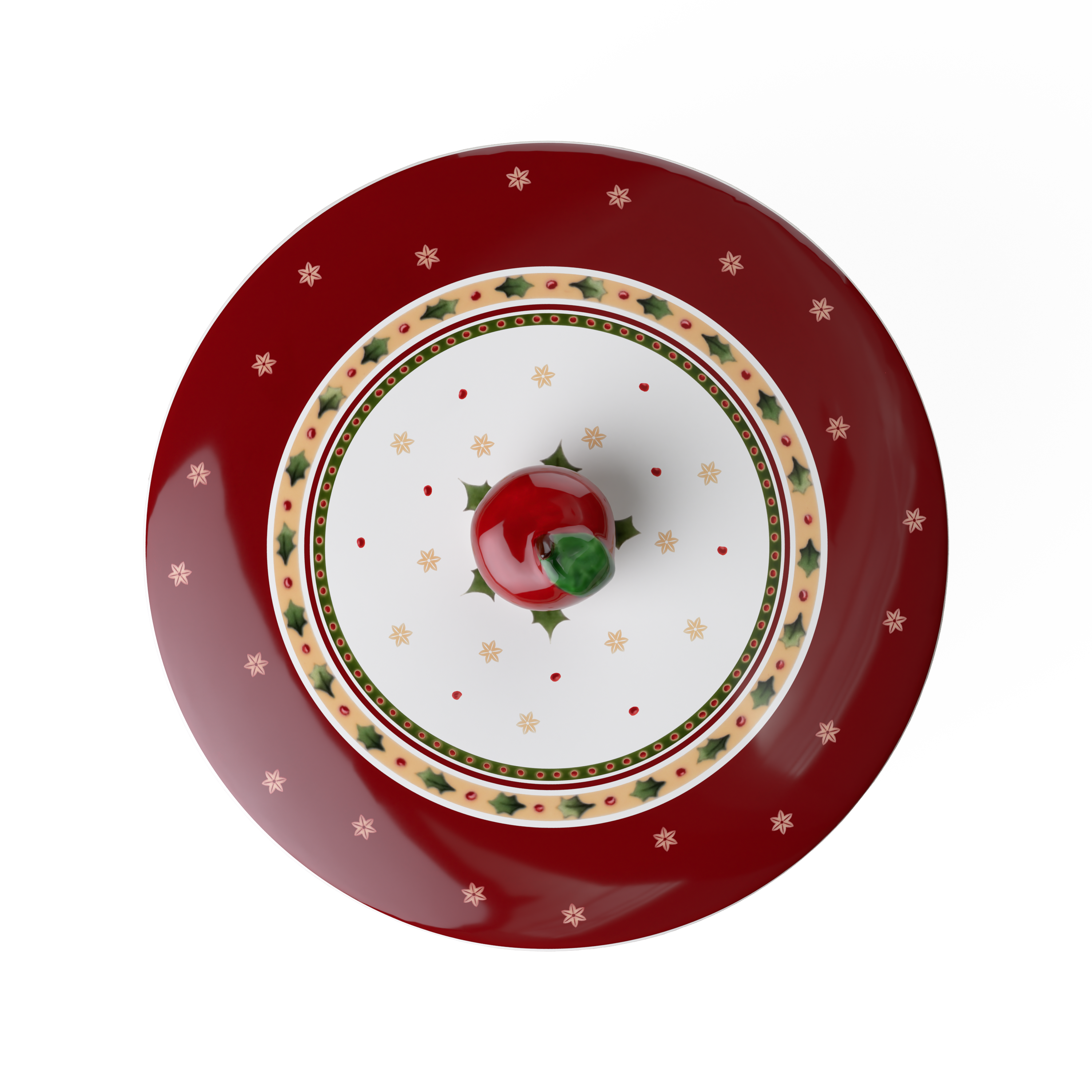 Winter Bakery Delight Cookie box Red, 6.9''