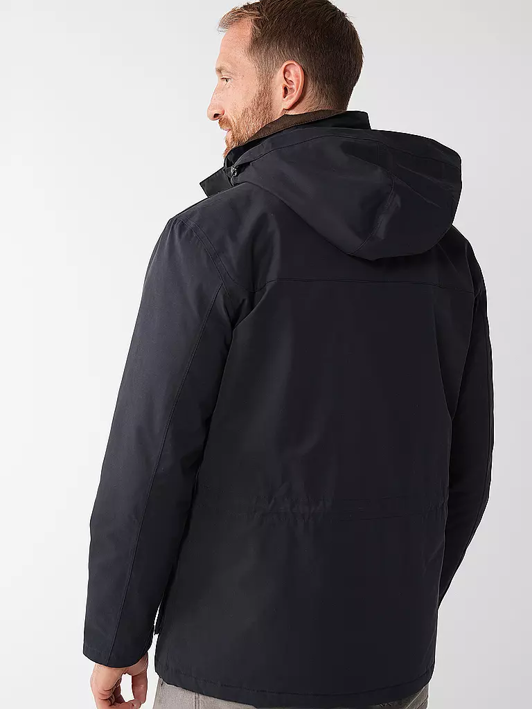 BARBOUR Parka BROCKSTONE dunkelblau