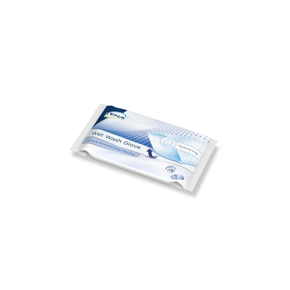 TENA ProSkin Wet Wash Glove - 5 stk.