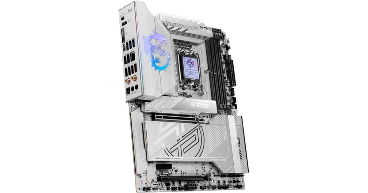 MSIMPG Z890 EDGE TI WIFI socket 1851 moederbord  (RAID, 5Gb-LAN, WLAN, BT, Sound, ATX)