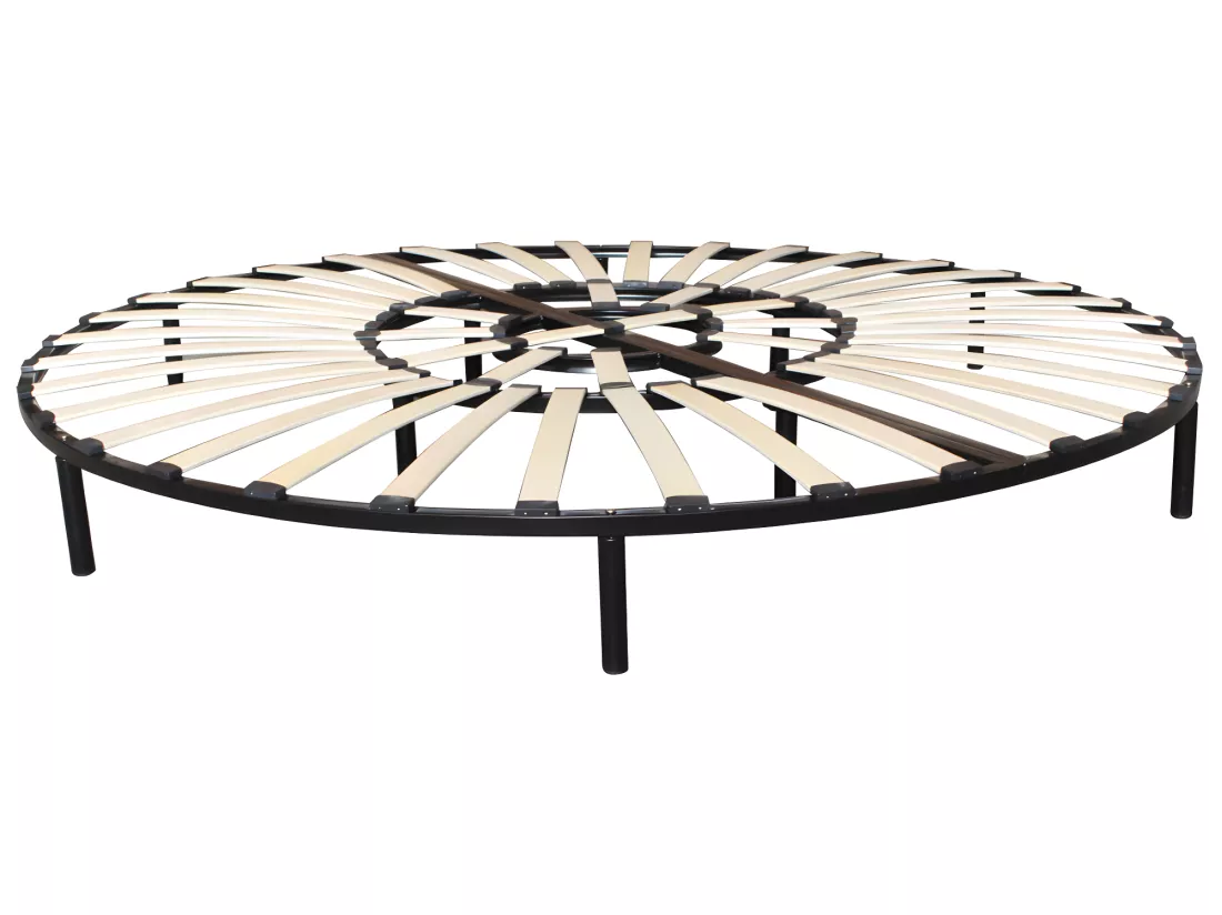 Sommier rond à lattes - 220 x 220 cm - ROMA de YSMÉE