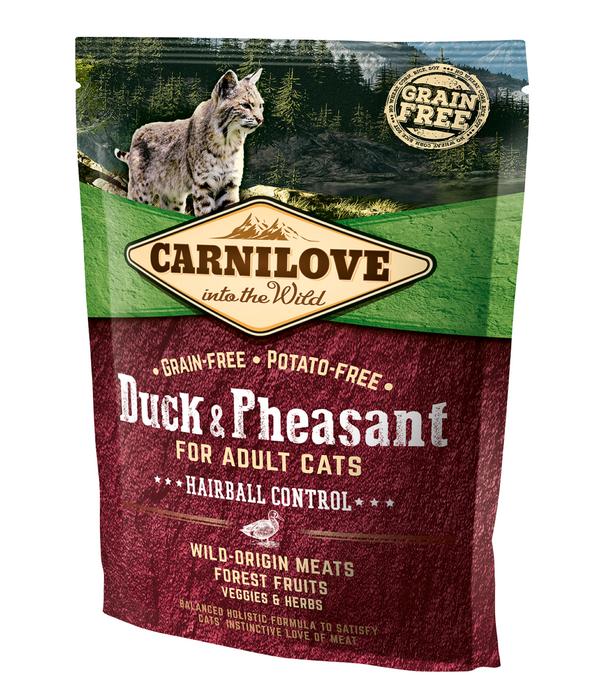 Carnilove Trockenfutter für Katzen Hairball