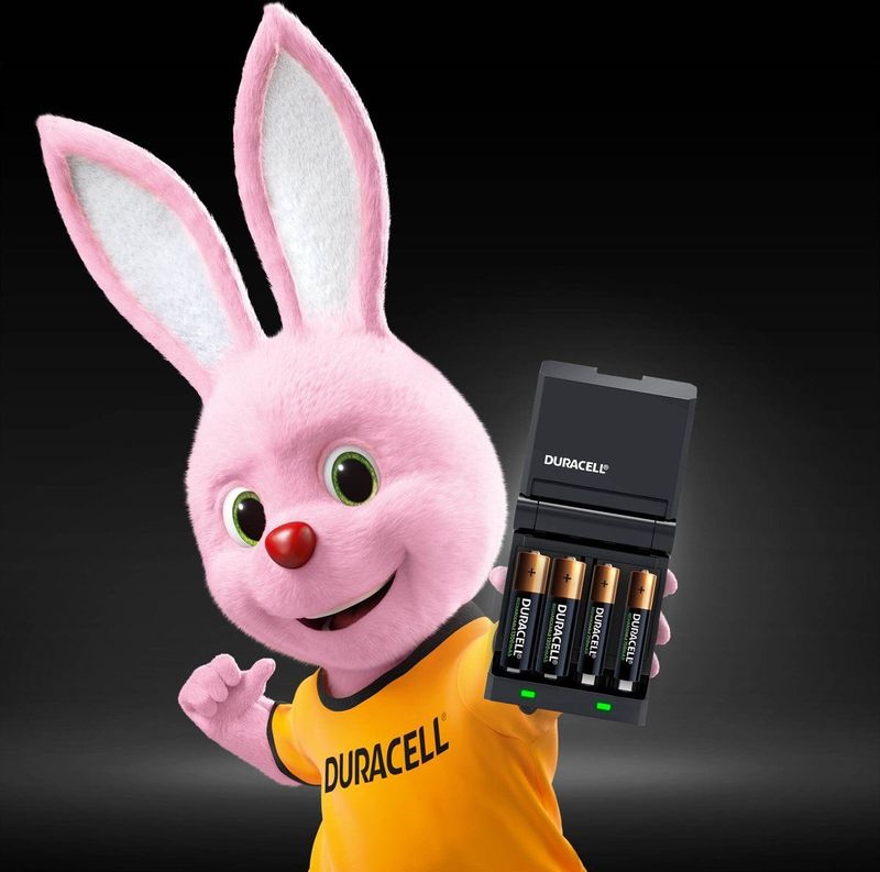 Duracell - CEF27 Batterijlader - Inclusief 2x AA en 2x AAA - Snelladen