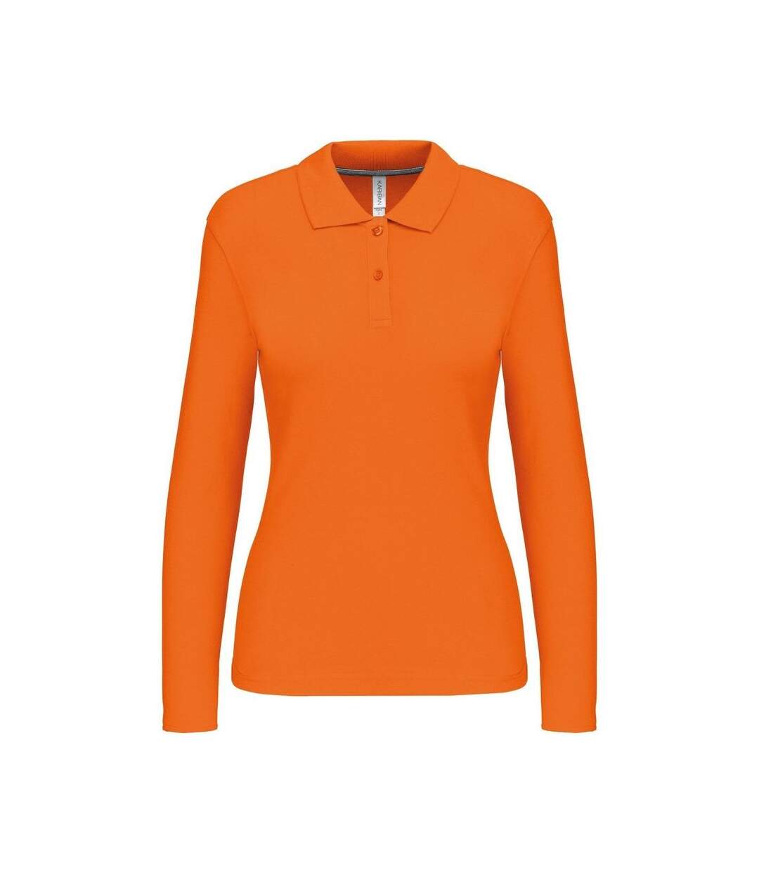 Polo manches longues - Femme - K244 - orange