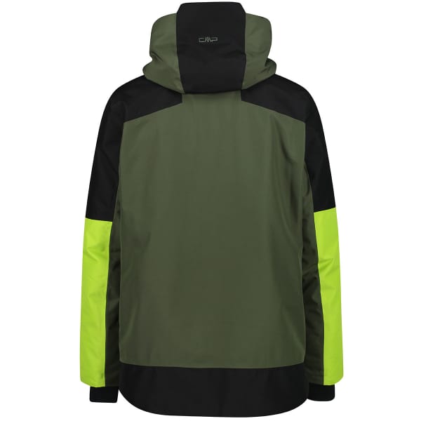 Veste de ski CMP MAN JACKET FIX HOOD OIL GREEN