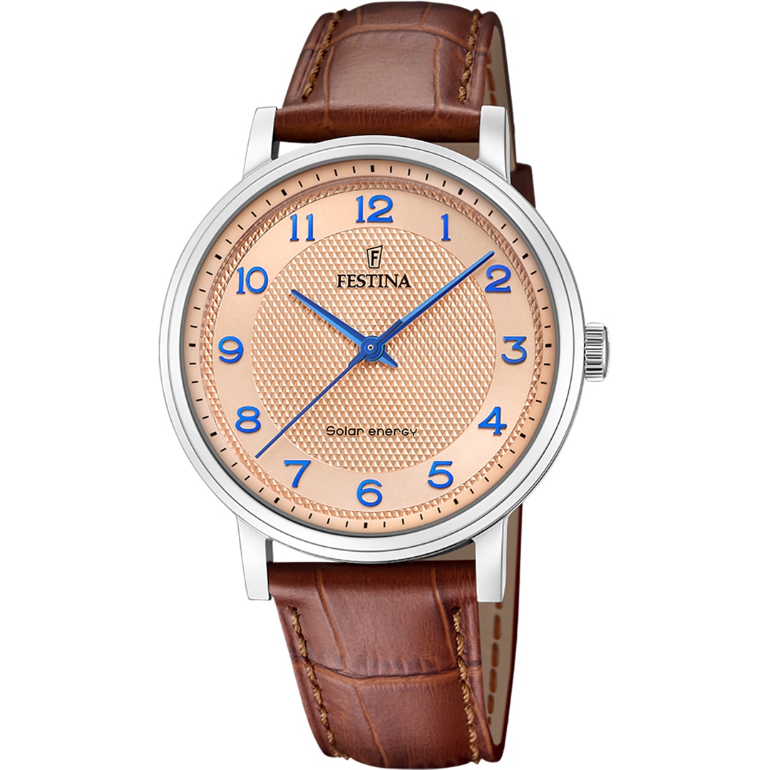 Festina Solar Energy Braun / Rosé 41mm