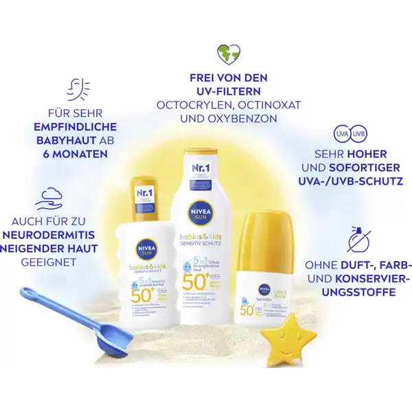 Babies & Kids sensitiv Schutz Sonnenspray LSF 50+