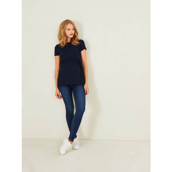 Vertbaudet Treggings Azul Escuro 34