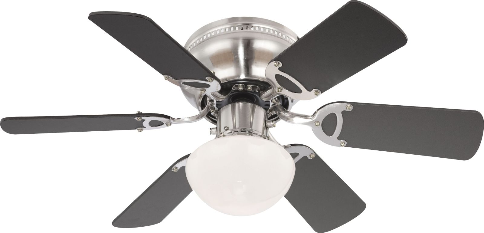 Deckenventilator UGO - Nickel matt - mit Licht