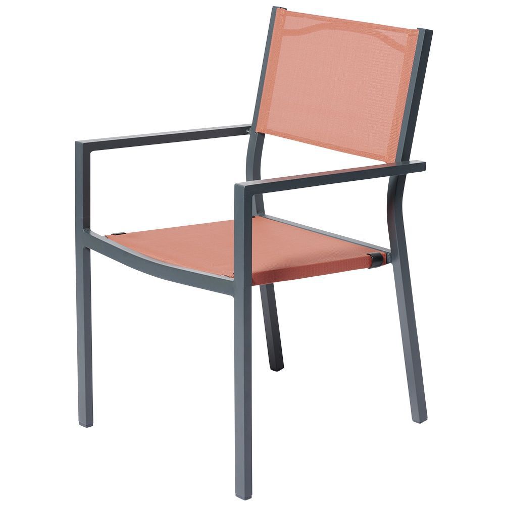 Fauteuil de jardin Oslow aluminium bicolore