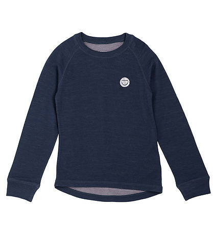 Viking Bluse - Wolle/Bambus - Baselayer - Navy