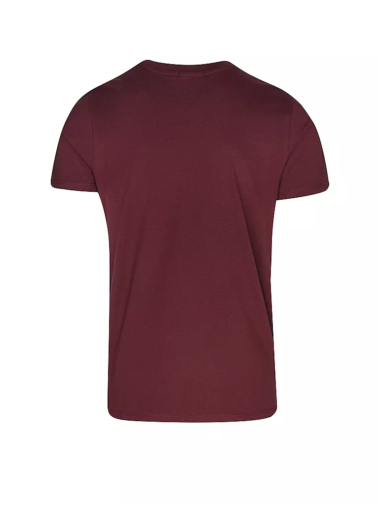GREENBOMB T-Shirt GUIDE BIKE TARGET dunkelrot