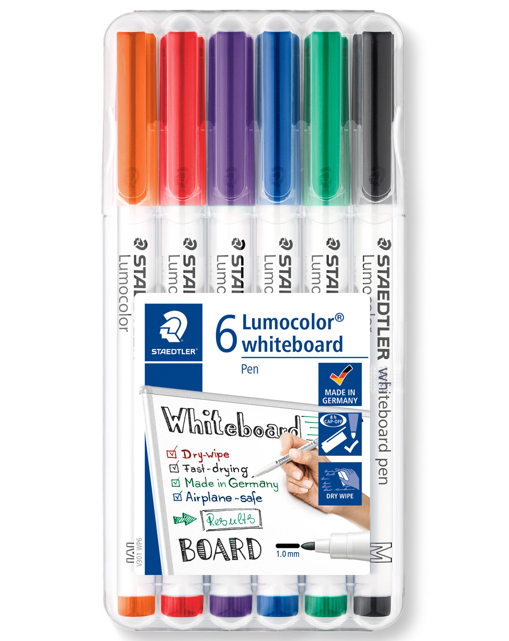301 WP6 Buntstifte Lumocolor® whiteboard mit 6 Farben