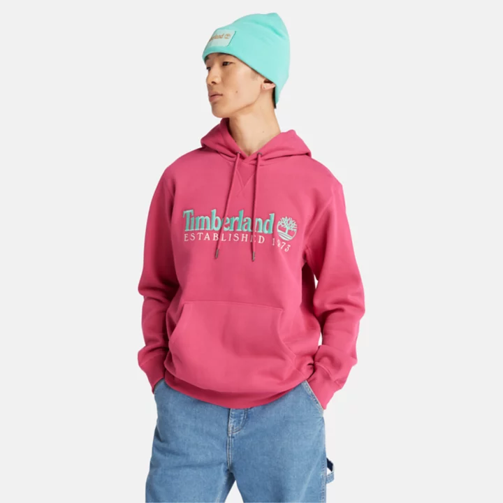 Moletom com capuz Timberland 50º Aniversário em rosa escuro