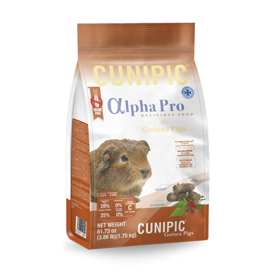 Ração Cunipic Alpha Pro Grain Free para porquinhos-da-índia