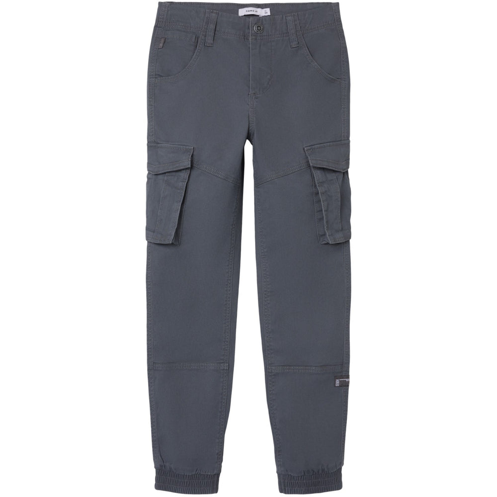 Køb Name It Lava Smoke Ryan Cargo Twill Bukser Noos