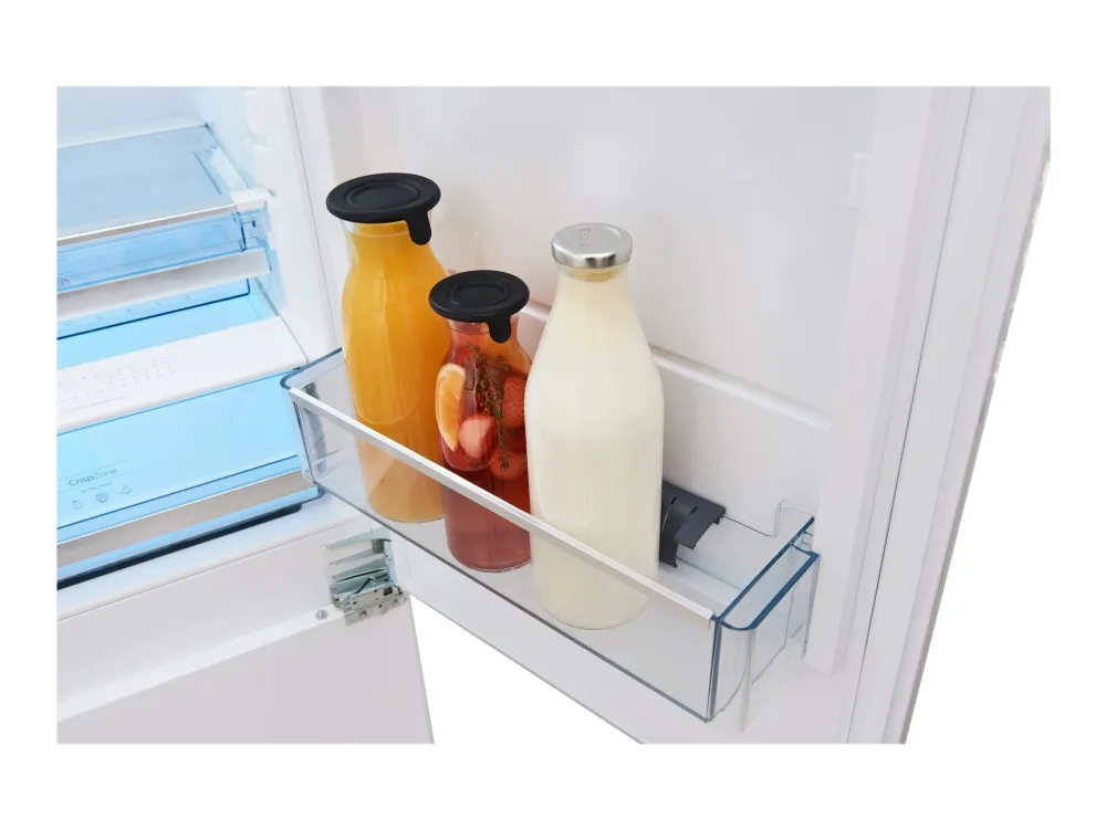 Gorenje NRKI4182A1 - Køleskab/fryser - bund-fryser - til indbygning - niche - bredde: 56 cm - dybde: 56 cm - højde: 177.5 cm - 248 liter - Klasse F - hvid