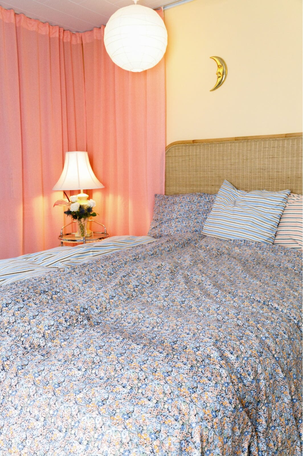 Black Colour Bcnorma Bedlinen flower