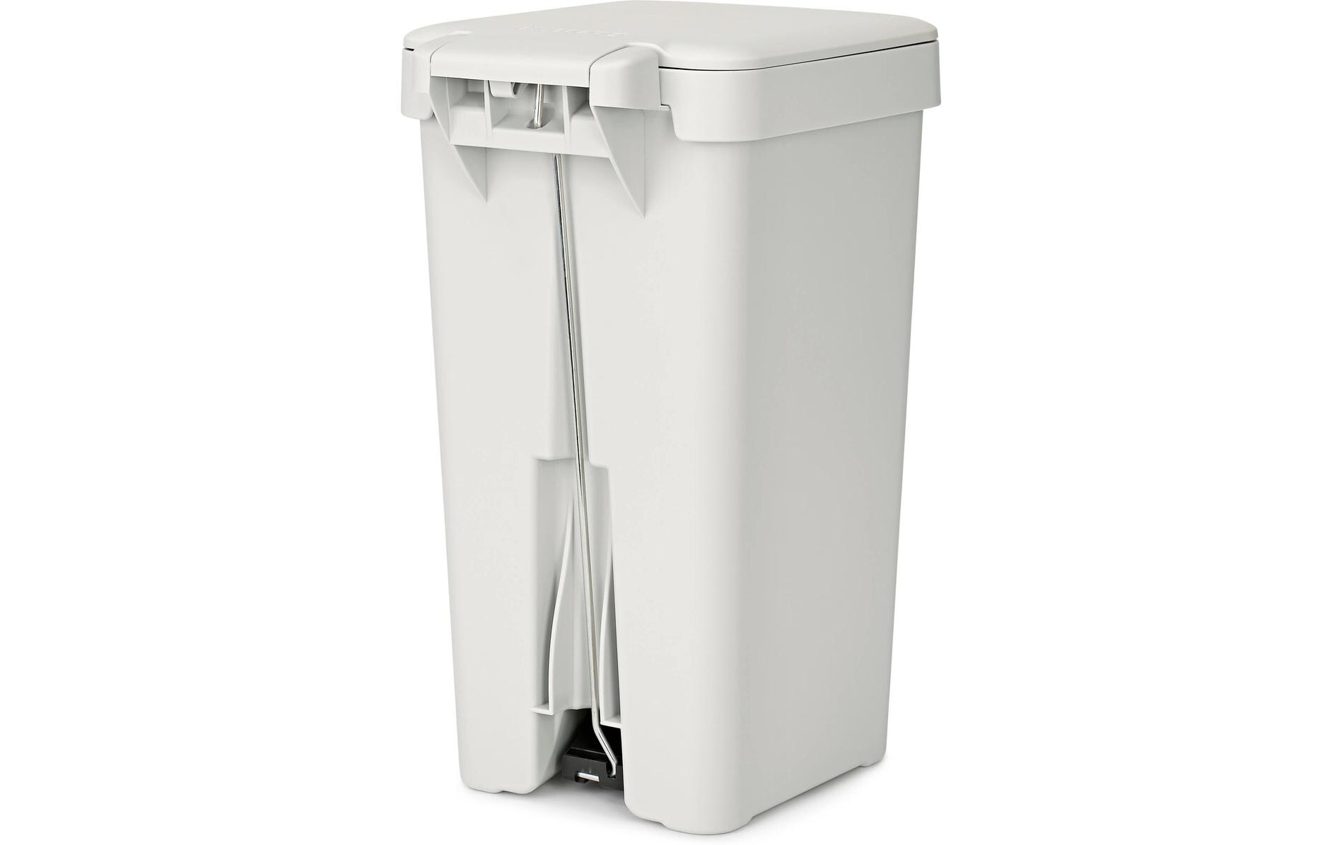 Recyclingbehälter StepUp 10 l, HellgrauTreteimer für Recyclingmaterialien