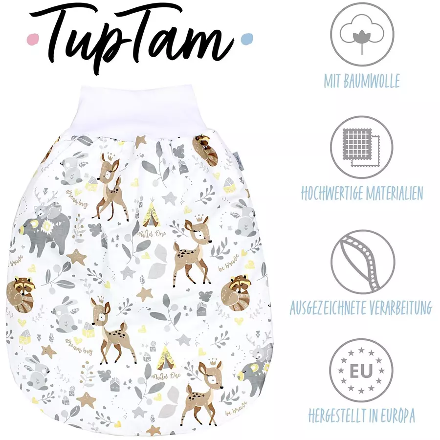 TupTam Baby Strampelsack mit Bund für Mädchen  und Jungen mehrfarbig Modell 1