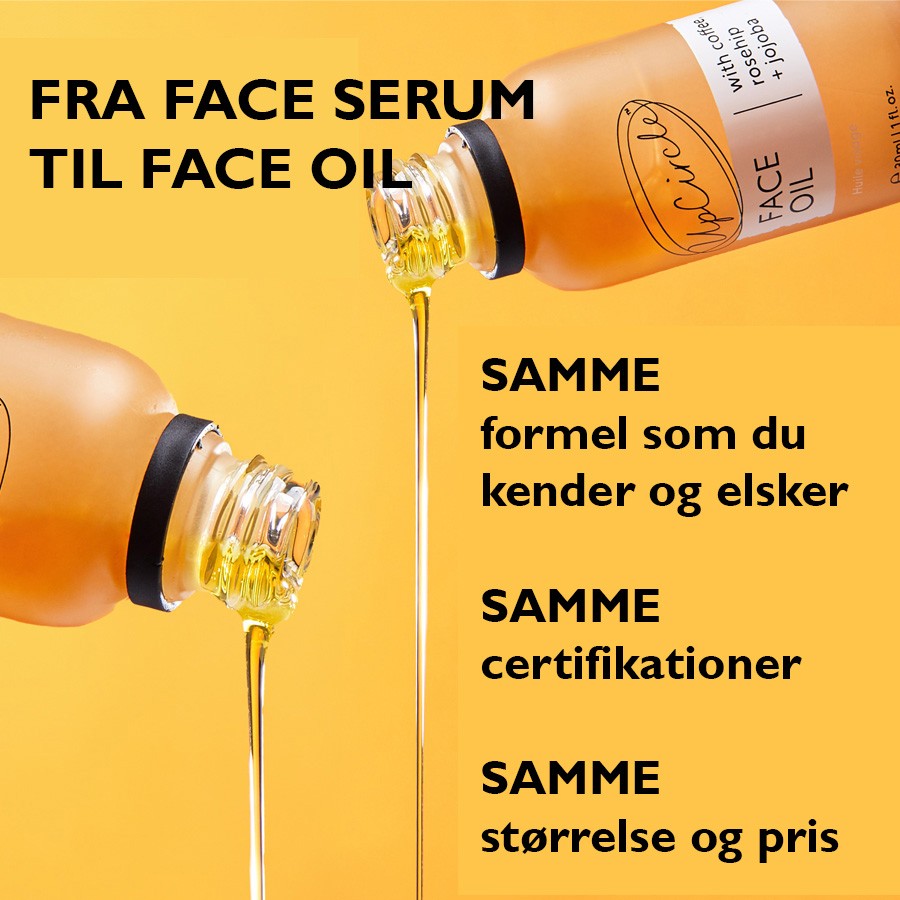 UpCircle - Face Oil with Coffee and Rosehip - 30 ml