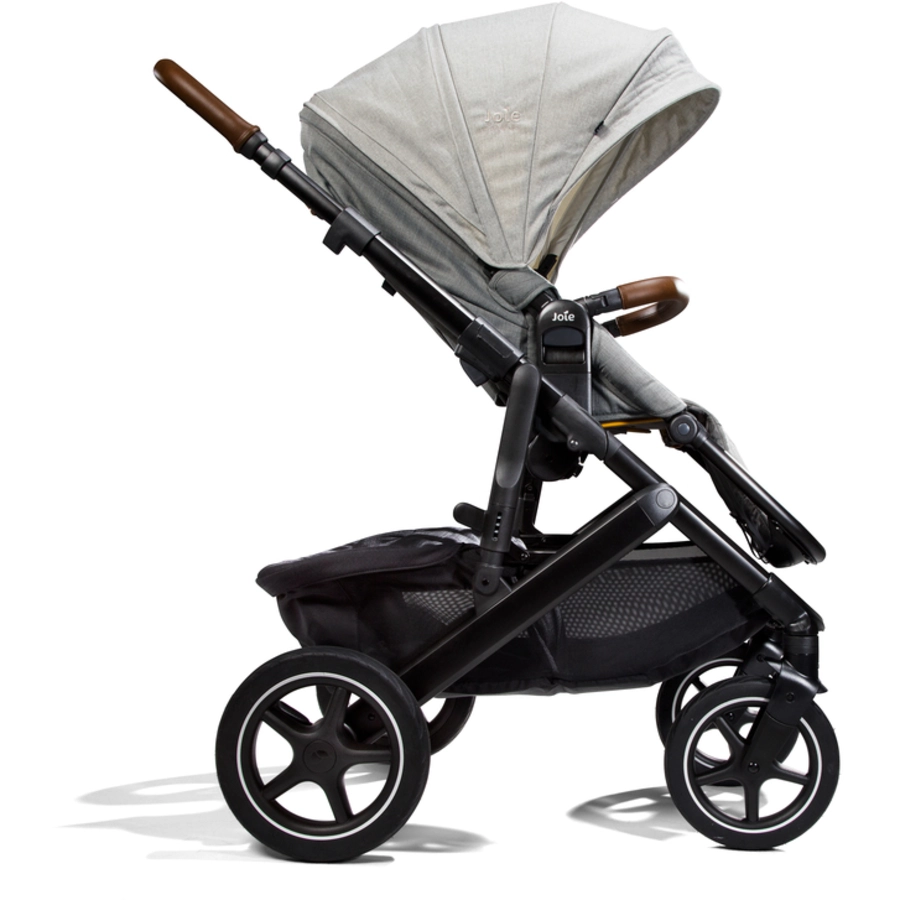 Joie Signature Kombikinderwagen Vinca 4in1 bestehend aus Babywanne, Sportsitz, Babyschale i-Level und Base LX Oyster