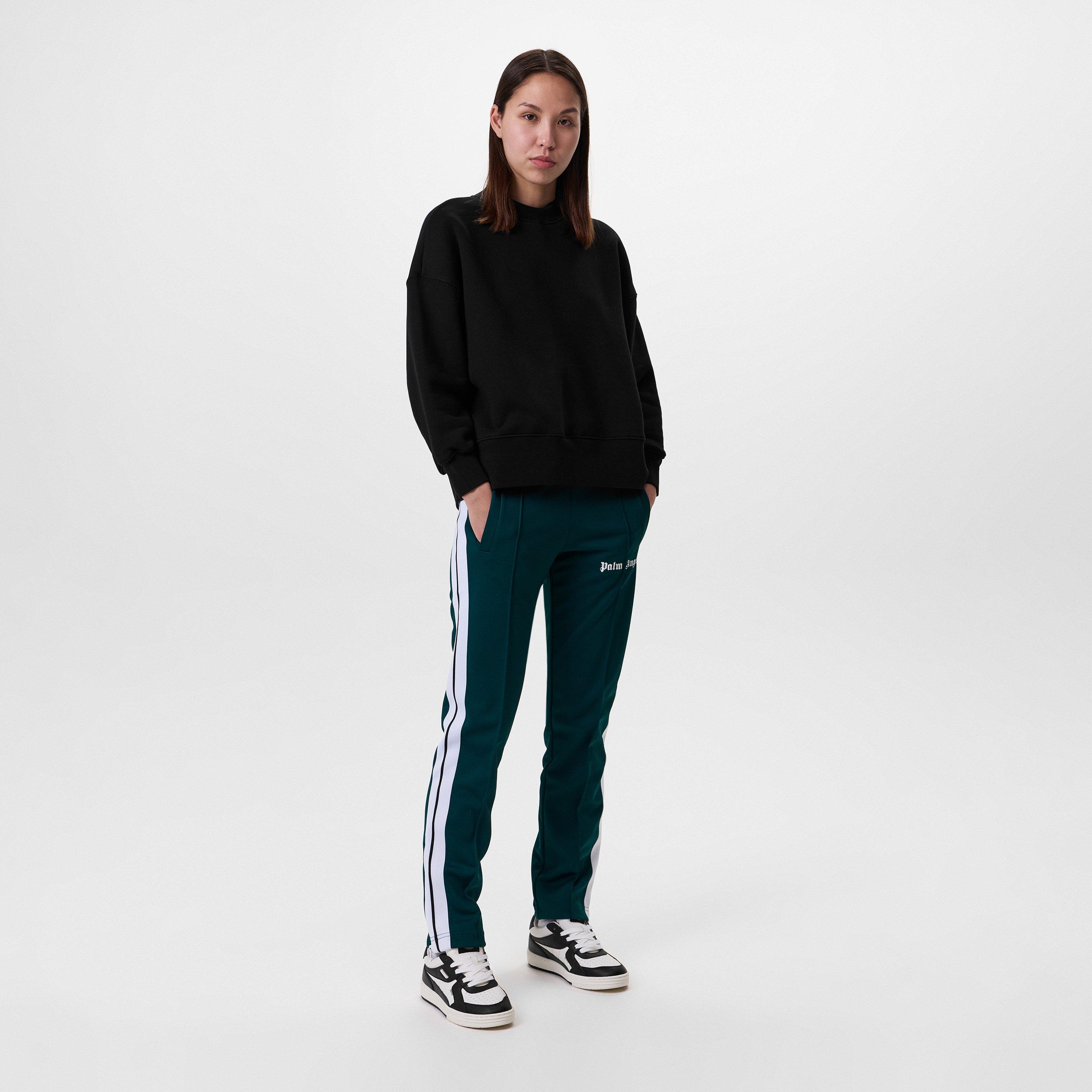 Palm Angels Classic Curved Logo Crew-Neck Sweater Ladies