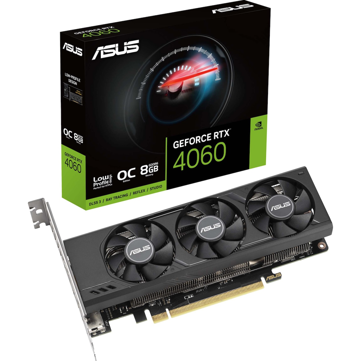 ASUS RTX 4060 O8G LP BRK graphics card