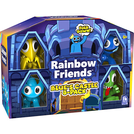 Rainbow friends blues castle figur 8-pak