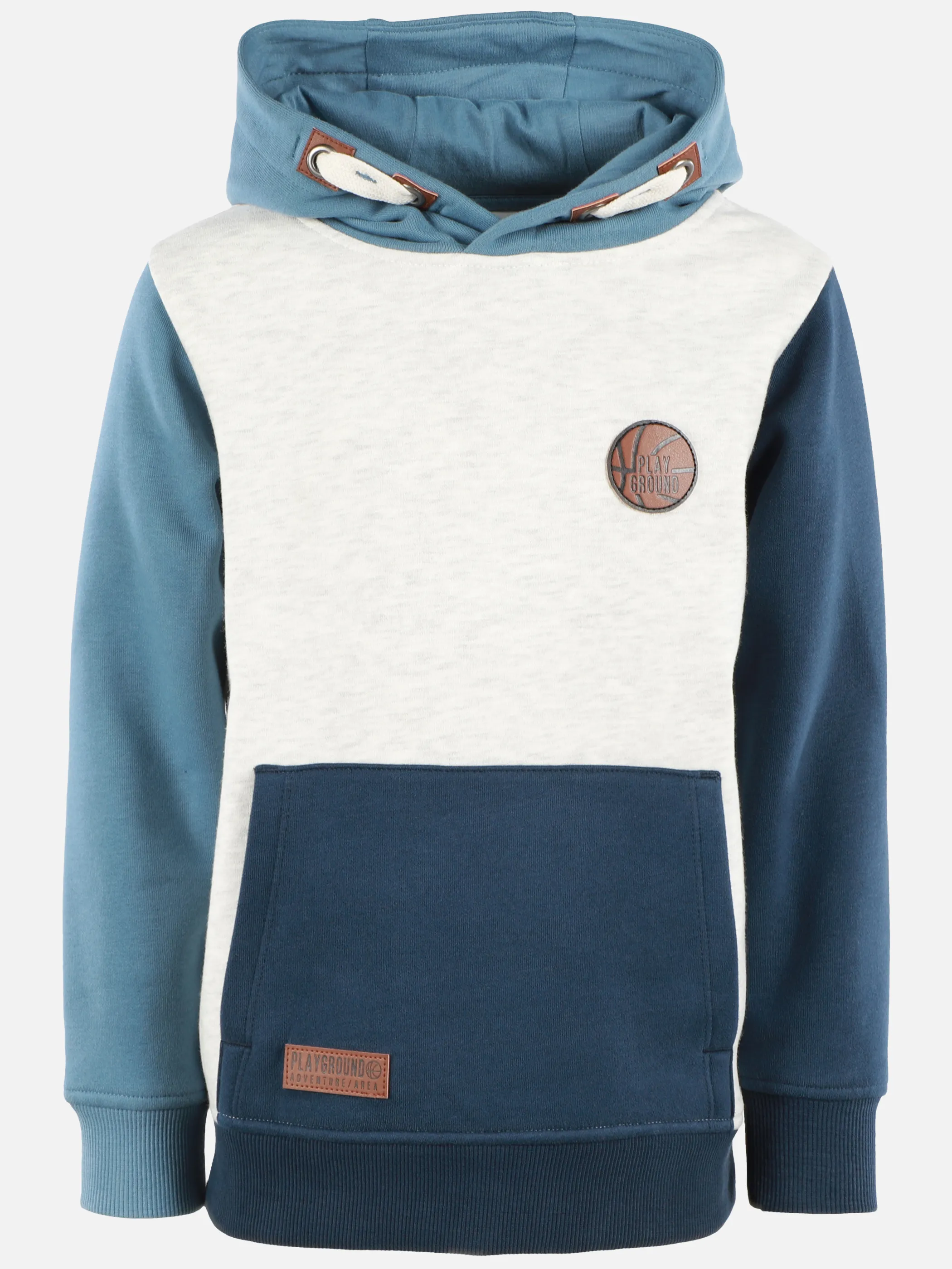 Jungen Hoodie mit farblicher Asymmetrie