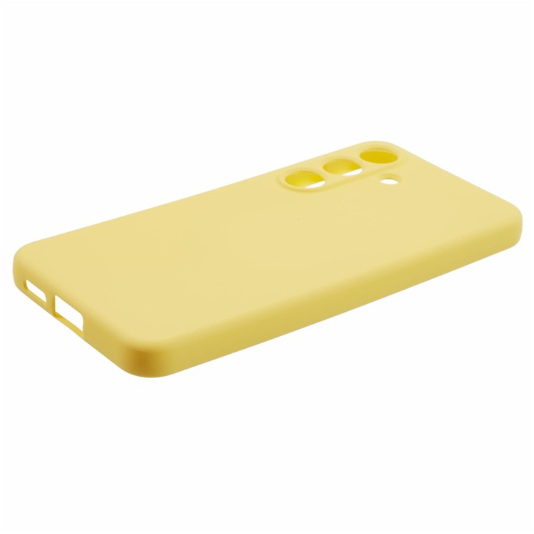 Samsung Galaxy S25  Plus Gummi Case Hülle mit Kameraschutz - Gelb (Matt)