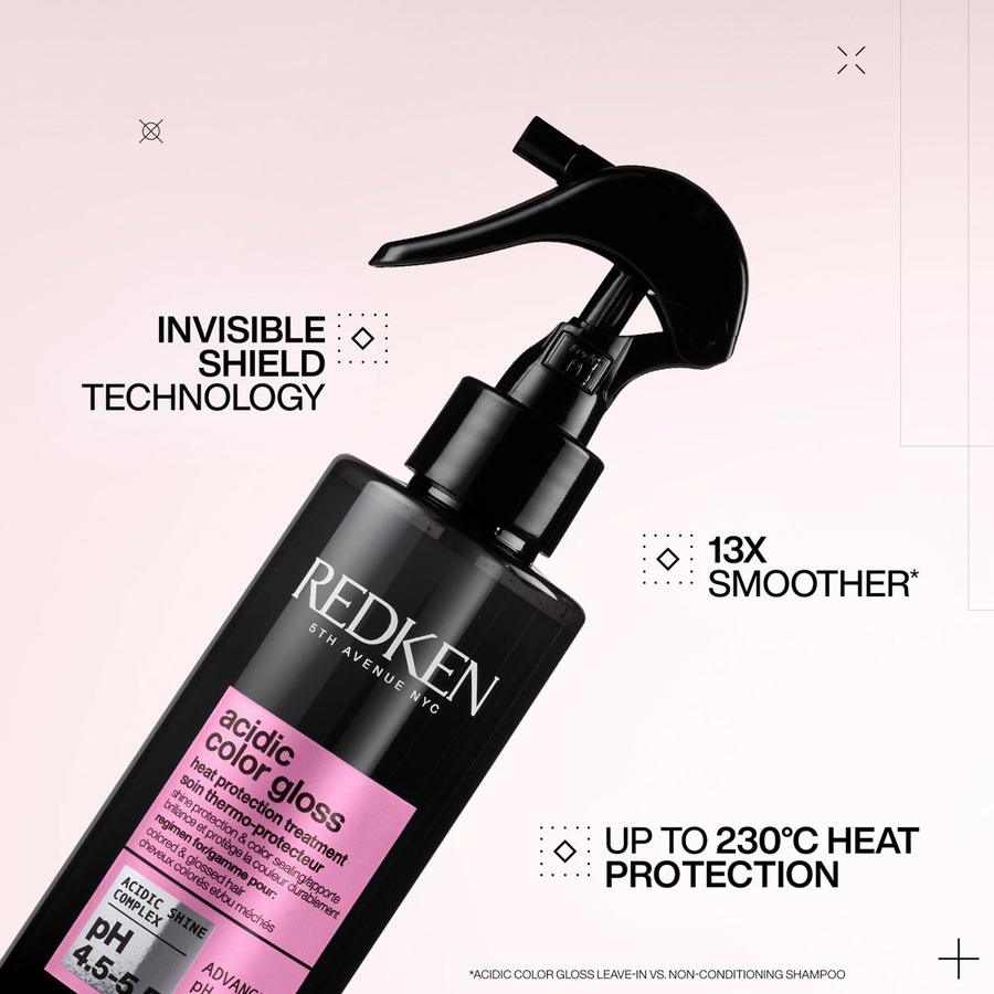 Redken Acidic Color Gloss Routine With Heat Protection
