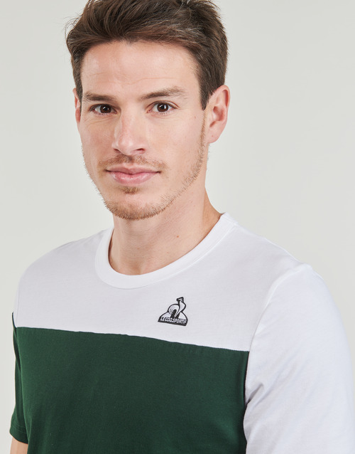 Le Coq Sportif - BAT TEE SS N°3 M - Blanc / Vert