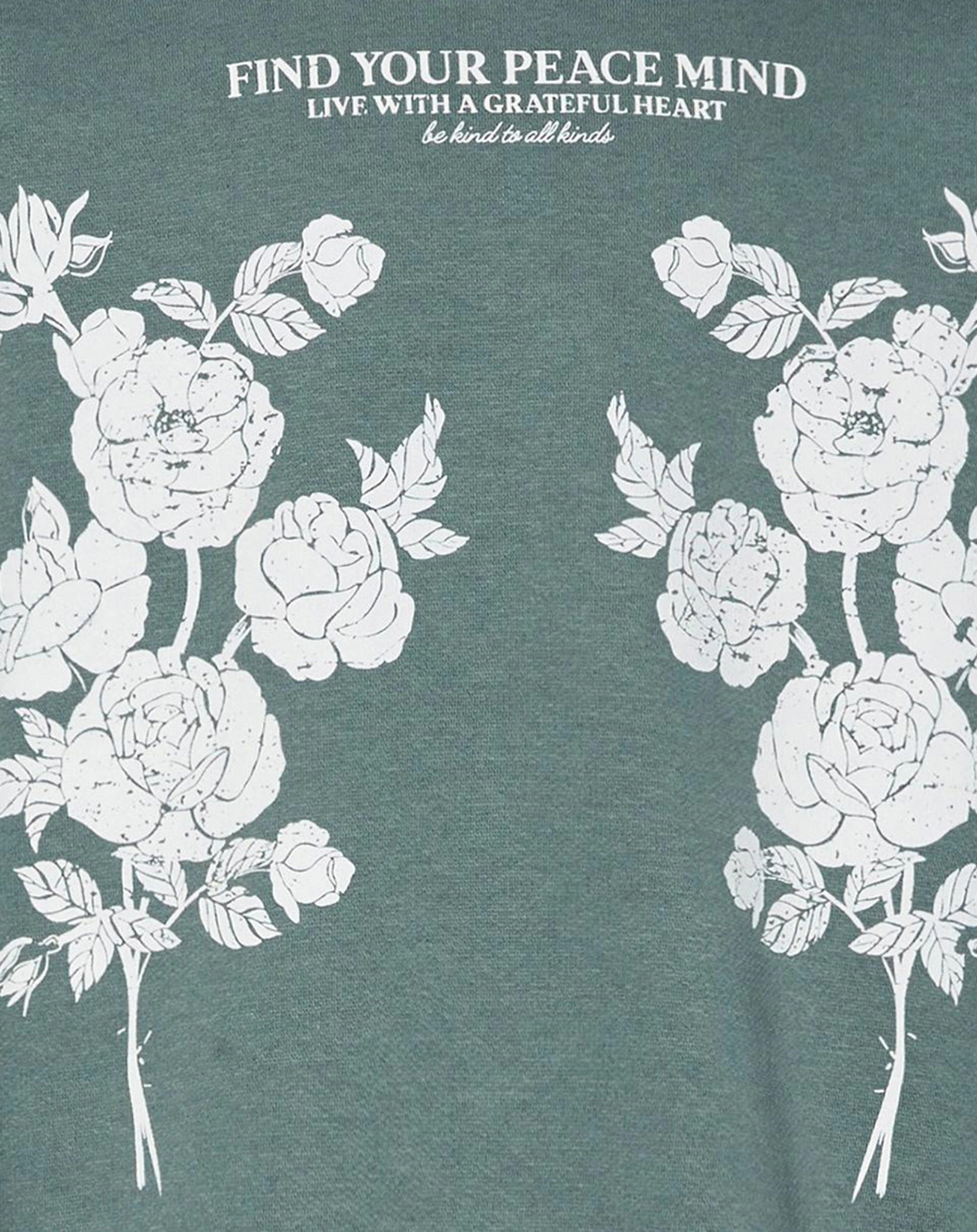 Sweatshirt VMMILA LS FLOWER in dark forest